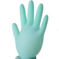 Gants de sécurité noirs jetables en nitrile sans poudre, doigts texturés, longueur 9 pouces, durables, essentiels, usage général - Offre Spéciale