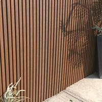 Panneau de cloison extérieur Tercel revêtement de brique panneau mural extérieur en wpc décoratif cannelé
