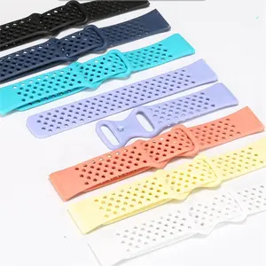 Per Fitbit Versa 3/4 cinturini per smartwatch sportivi accessori-cinturino in gomma in Silicone morbido cinturino in gomma di colore bianco