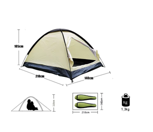 Tenda da Campeggio Estiva per 2 Persone, Monocamera, Pieghevole, per Escursioni in <span class=keywords><strong>Montagna</strong></span> - Product Image 4