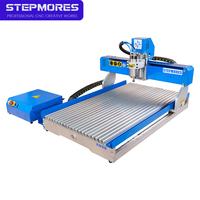 Vente directe usine : Mini routeur de bureau 6090 pour le travail du bois, machine de gravure et de découpe 3 axes 3D