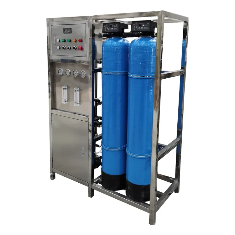 Sıcak satış su arıtma tesisi 98% tuzdan arındırma oranı ters Osmosis su filtresi sistemi