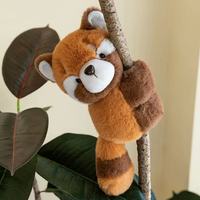 Peluche en coton PP brodée personnalisée, motif animal de zoo, mignonne et durable, pour enfants, pour bracelet anti-stress Pop Circle