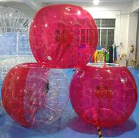 Ballon de football gonflable en PVC pour adultes, ballon de zorb / ballon de bumper gonflable, ballon de hamster humain gonflable à vendre