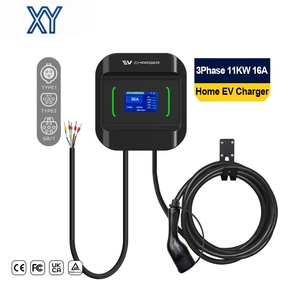 Nuevo Cargador de Pared para Vehículos Eléctricos de 11 kW, 3 Fases, Tipo 2, 16 A, Estación de Carga de Nivel 2, Pantalla de 5'', Tipo B, Seguridad RCD, Chipset ST, CE, TUV, APP - Product Image 1