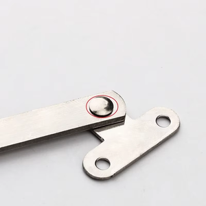 Stainless Steel <b>Light</b> Gray Modern Simple Double-Fold Support Rod Cabinet Door <b>Pull</b> <b>Handle</b> Movable Shelf Bracket Folding <b>Pull</b> - Product Image 6