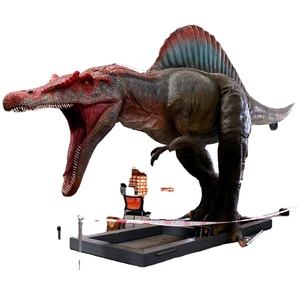 Spinosaurus animatronique métallique haut de gamme sur mesure, restauration en détail pour aéroports publics, tourisme culturel, centres commerciaux et espaces intérieurs - Product Image 1