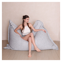 Luxuriöser wasserdichter schwimmender Pool-Sitzsack-Lounger, Olefin-Stoff Outdoor-Sitzsack-Sonnenliege für den Pool