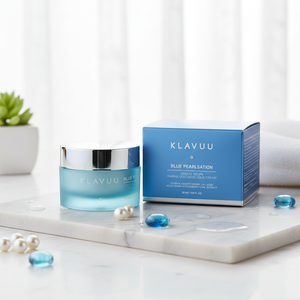 KLAVUU BLUE PEARLSATION ONE DAY 9 CUPS MARINE COLLAGEN AQUA CREAM 50ml Anti-âge Blanchissant Soin de la peau K-beauty - Product Image 2