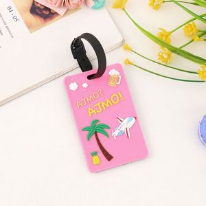 ออกแบบป้ายติดกระเป๋าเดินทางแบบกำหนดเอง ทำจากยางพีวีซีเนื้อนุ่ม เพื่อป้องกันการสูญหายของบัตรขึ้นเครื่องและป้ายติดกระเป๋า - Product Image 3