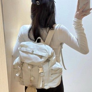 Lulu <b>Backpack</b> 18 In Large Capacity Waterproof Hiking Bag Unisex Solid Color Adjustable Straps Interior Zipper Pocket - Product Image 2