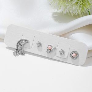 Ina holesale 5 Pieces et arring TUDS Old ROP arrings oon & Ars tars ASS Rass ininimalist Piercing tud ETS iift For om - Product Image 6