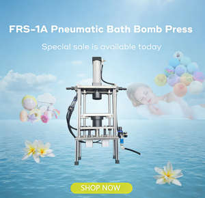 Petite presse pneumatique CNC de bureau à faible coût pour la fabrication de bombes de bain, machine multifonctionnelle avec moteur et pompe, fabriquée en Chine - Product Image 1