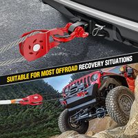 Nilight Bloc de dérivation pour treuil 10 tonnes 22000 LBS, robuste, pour récupération tout-terrain, pour corde synthétique et câble en acier, compatible Camion, VTT, UTV, Tracteur