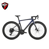 Vélo de course sur route pour hommes, cadre carbone X7 de qualité supérieure, léger, freins à disque hydrauliques, groupe 105/R7120 24 vitesses