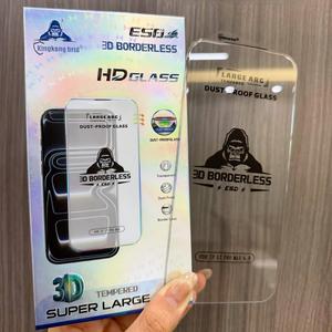 Protector de Pantalla de Vidrio Templado 3D sin Bordes Kingkong Brid para iPhone 18 17 16 15 14 13 12 Pro Max, Anti-Rayones, Cobertura Total - Product Image 1