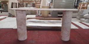 Table <span class=keywords><strong>d</strong></span>'appoint en marbre moderne de luxe SH STONE, table console, table <span class=keywords><strong>d</strong></span>'<span class=keywords><strong>entrée</strong></span> sur mesure pour la <span class=keywords><strong>d</strong></span>écoration de la maison - Product Image 4