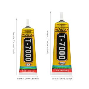 110ML Zhanlida T7000 colle liquide <span class=keywords><strong>Super</strong></span> forte réparation de cadre d'écran de téléphone portable noir T7000 colle adhésive multi-usages - Product Image 6