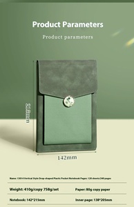 Vendita calda in pelle di Pu Notebook Set confezione regalo Logo personalizzato blocco note per affari di alta qualità del diario del pianificatore - Product Image 6