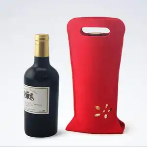 סיטונאי חג המולד כיסוי בקבוק יין שקית יין לבד שקית מתנה לקישוט