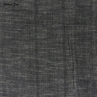 Tissu en coton teint en fil noir 8 m, nouveau tissu indien, prix spécial