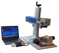 Machine de marquage laser UV à mise au point dynamique pour marquage précis sur plastique, céramique, métal revêtu, électronique, verre de montre, PCB, bouteilles