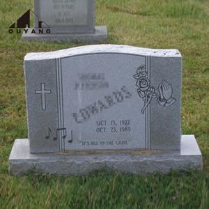 QUYANG Shanxi Noir Granit Plat Dalle Pierre Tombale Pierre Tombe Cimetière Funéraire Pierre Tombale Monument pour Américain - Product Image 6