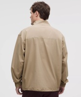 Vestes de coupe décontractée Ripstop pour homme Vestes à col boutonné avec poches avant