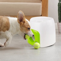 Lanceur de balles interactif pour chien, machine à récompenses alimentaires, jouet d'entraînement et de distribution de nourriture, fournitures pour animaux de compagnie