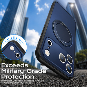 Étui de téléphone magnétique à chargement sans fil en TPU PC à texture tissée, anti-chute et respectueux de la peau, de haute qualité pour Moto <span class=keywords><strong>G</strong></span> Stylus 5G 2025/2026 - Product Image 2