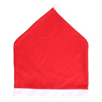 Housse de chaise en forme de bonnet de Père Noël, très vendue, pour décoration de table de Noël, ornement de fête, cadeau, vente en gros