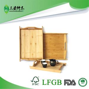 Bamboo double-handled <b>tray</b>, <b>tea</b> <b>tray</b>, multi-functional household <b>tray</b> with handle, fruit <b>tray</b>. Source manufacturer. - Product Image 5