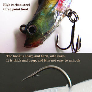 Señuelo de plástico blando con cabeza de plomo OEM 10cm 9.5g, cebo montado con anzuelo de pesca - Product Image 6