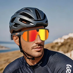 Lunettes de cyclisme intelligentes G5 AI avec caméra HD 4K, traduction vidéo 800W, musique, appels, verres photochromiques, lunettes de soleil sport pour hommes - Product Image 5