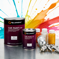 Peinture automobile acrylique 1K argentée Ruijing Multi-Modèles pour réparation de carrosserie (Berlines, VUS, Hayons)