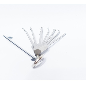 New Arrival Mini Pocket <span class=keywords><strong>Lock</strong></span> <span class=keywords><strong>Pick</strong></span> 7 cái với 1 cái tesnsion công cụ thép không gỉ DIY nhỏ dễ dàng mang theo lockpick thợ khoá công cụ - Product Image 3