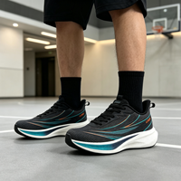 Chaussures de course pour hommes, baskets de sport personnalisées à lacets, respirantes, en maille Fly Knit, confortables, chaussures de sport