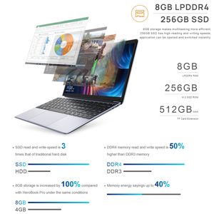 El último <span class=keywords><strong>portátil</strong></span> <span class=keywords><strong>CHUWI</strong></span> <span class=keywords><strong>HeroBook</strong></span> <span class=keywords><strong>Pro</strong></span> Win11 Dual Core 8GB RAM 256GB SSD ROM Pantalla de 14,1 pulgadas <span class=keywords><strong>Ordenador</strong></span> <span class=keywords><strong>portátil</strong></span> más barato - Product Image 5