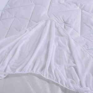 卸売低刺激性ソフト中空コットン充填マットレスカバーキルティング防水マットレスパッド - Product Image 3