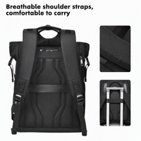 Sac à dos pour ordinateur portable de grande capacité, design ergonomique, pliable, imperméable, en Oxford, durable, directement de l'usine, pour l'école, le collège, les étudiants
