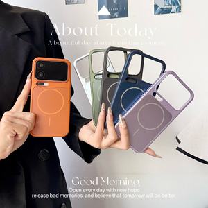 Coque de téléphone portable pour 17promax, effet peau, givrée, magnétique, simple, personnalité, anti-chute, protection - Product Image 2