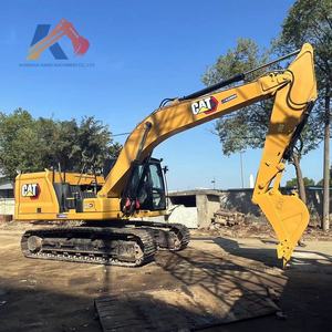 Excavadora de cadenas de 20 toneladas para sitios de excavación medianos, excavadora CAT 320GC usada de Caterpillar Japón para granja - Product Image 1