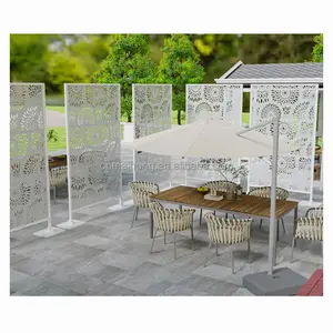 Individuell herausgeschnittener Metallschirm mit Laserschnitt dekorativer Garten-Privatsphären-Zaun Wandpaneel