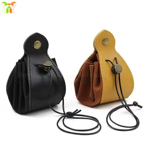 Fabriek Groothandel Money Bag Taille Ring Riem Kostuum Accessoire Onderdelen Voor Mannen Vrouwen Lederen Tasje Portemonnee