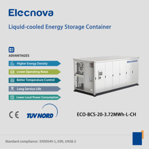 Elecnova Contenedor Solar de Alto Voltio Sistema de Almacenamiento de Energía Ess 3.72mWh Almacenamiento de Batería de Litio para Energía Eólica y Solar Híbrida - Product Image 6