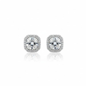 Orecchini a Perno con Pietra Cubica Quadrata per Donna, Gioielli Minimalisti alla Moda - Product Image 5
