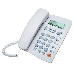 Téléphone en anglais avec batterie sans identification de l'appelant Téléphone <span class=keywords><strong>fixe</strong></span> d'affaires - Product Image 4