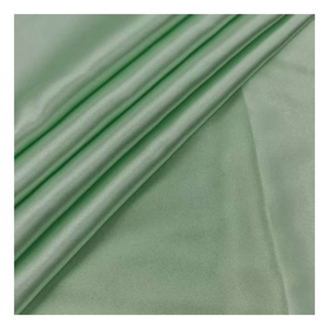 Tissu satiné tissé en polyester 100% biologique écologique 50D*75D 83 GSM 228T, résistant aux taches, séchage rapide, <span class=keywords><strong>l</strong></span>éger, uni, <span class=keywords><strong>pour</strong></span> robes - Product Image 5