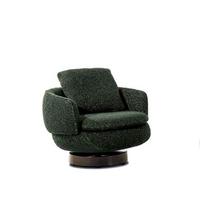 Italienisches Modernes Design Metall-Stoff-Sessel für Wohnzimmer, Büro, Schlafzimmer, Drehstuhl, Sofa, Lounge, Freizeit-Relaxsessel, Kontinuierlich Verstellbar