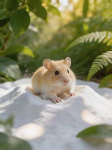 DongnaiPETS Eco-Friendly Flushable <b>Hamster</b> Chinchilla <b>Bathing</b> <b>Sand</b> Apple Infused Dust-Free Highly Adsorbent Extra Odor Control - Product Image 5